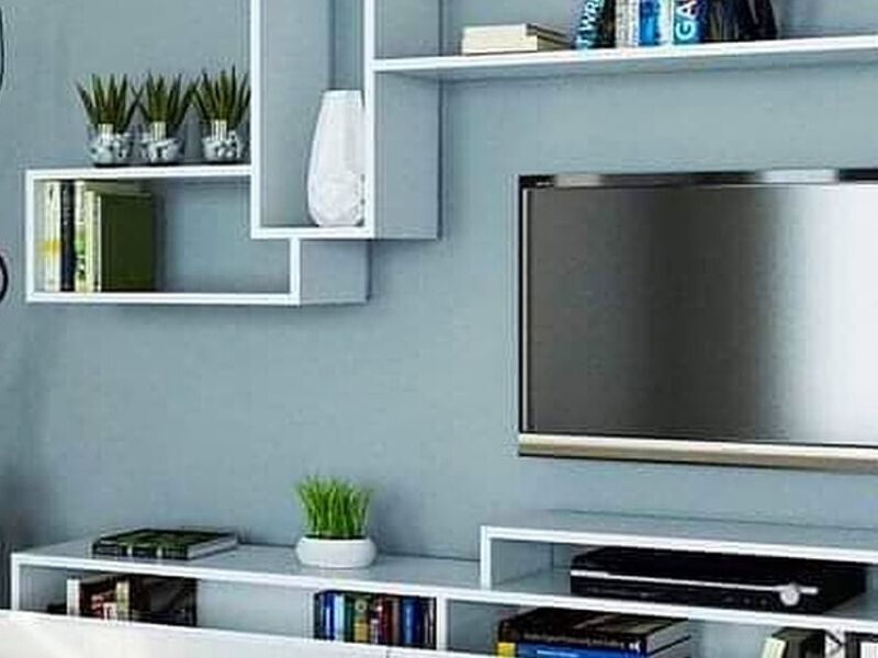 Mueble de TV blanco Perú
