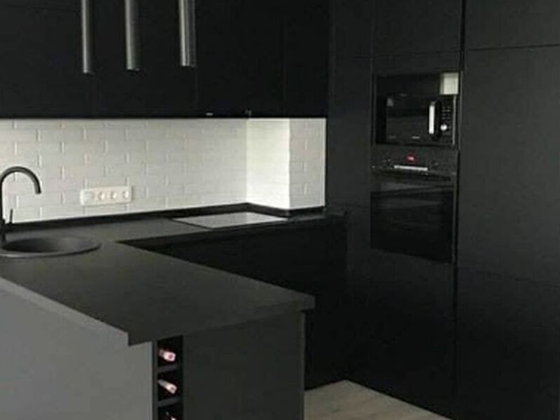 Mueble de cocina negro Perú