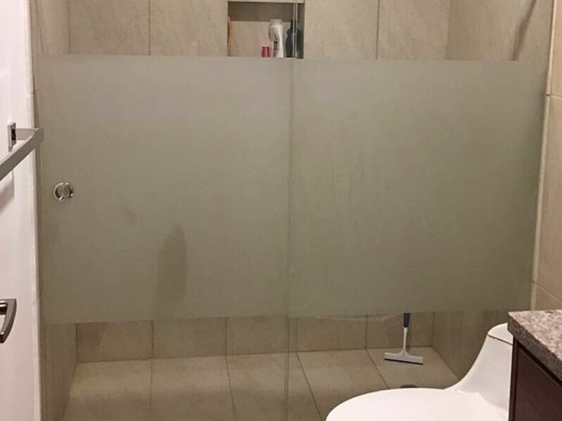 Cortina Baño Vidrio Templado Perú