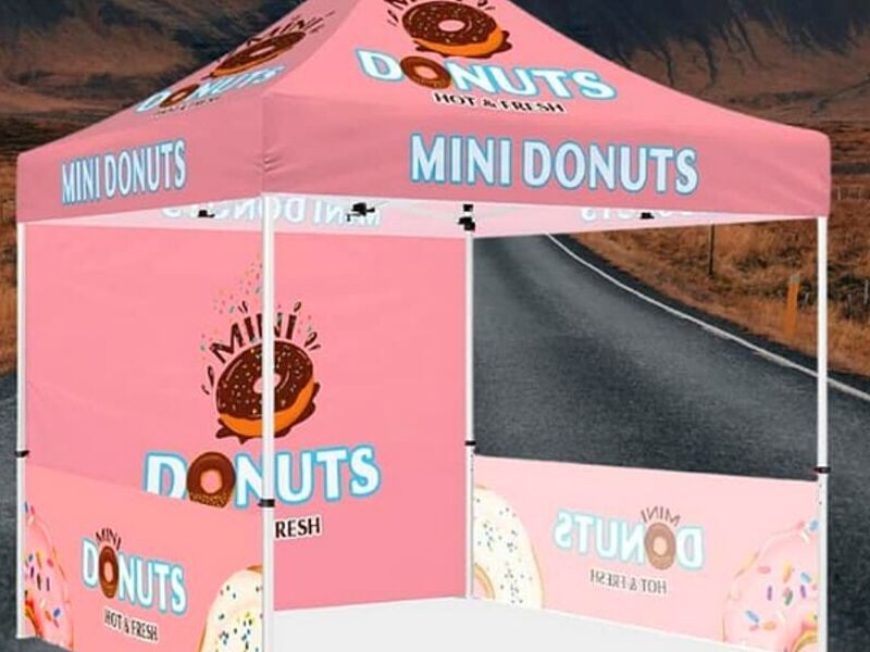 Carpa publicitario donas Peru