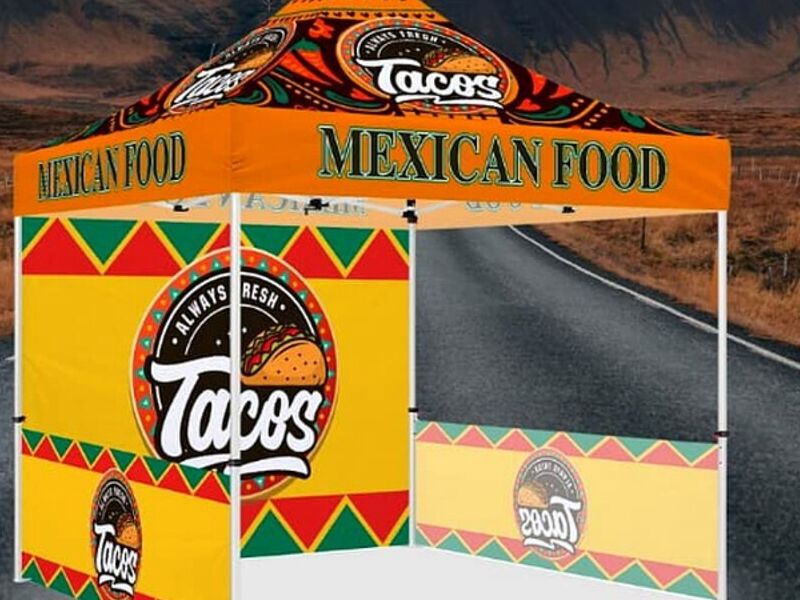 Carpa publicitario comida Peru