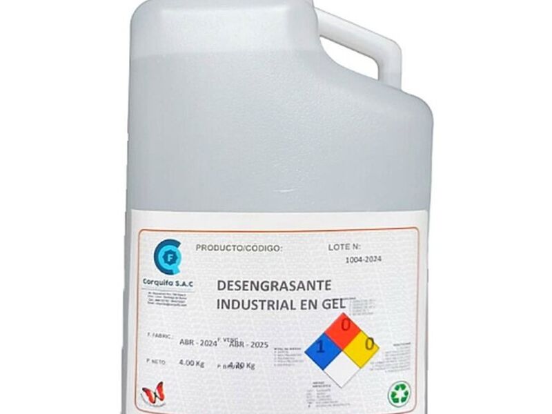 Desengrasante Industrial en Gel Perú