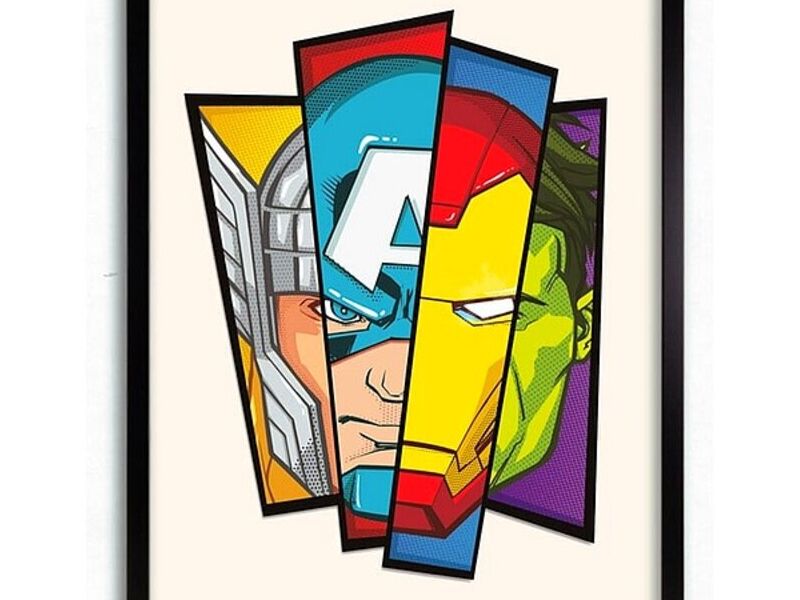 Cuadro Decorativo Heroes Perú