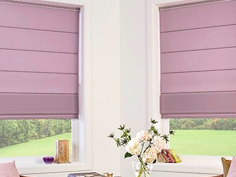 Cortina romana morado Lima 