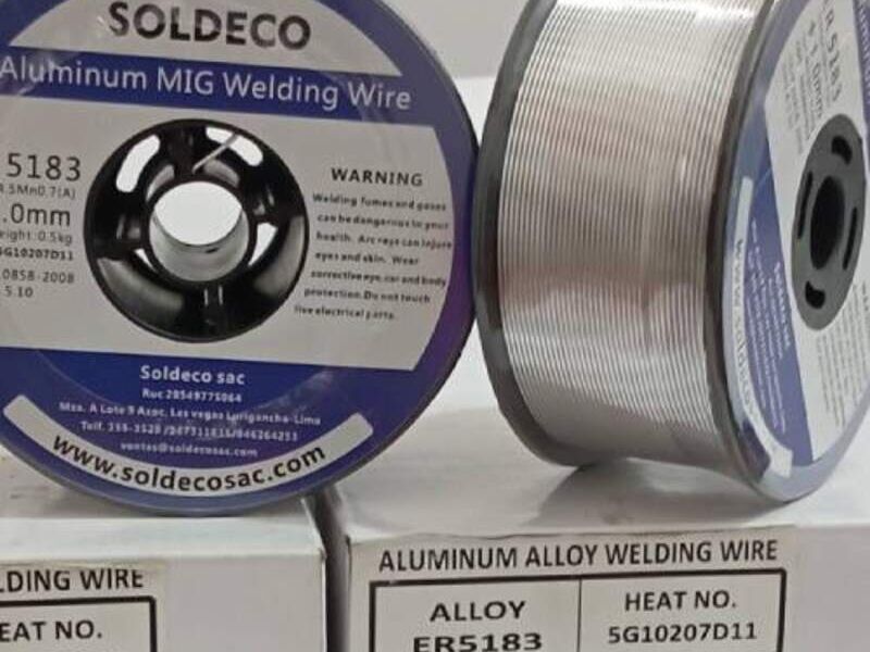 Soldadura aluminio Mig magnesio Perú