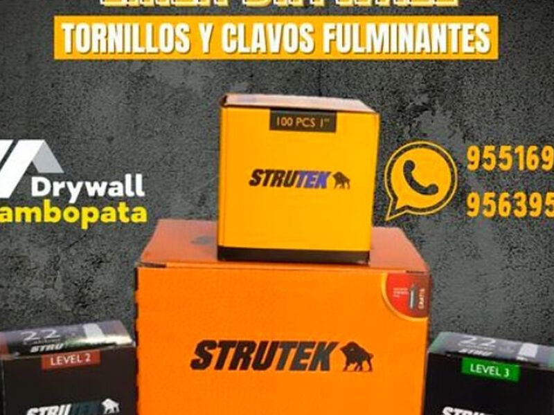 Tornillos y Clavos fulminantes Perú