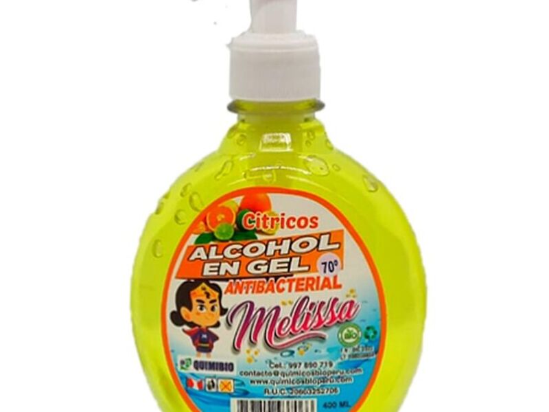 Alcohol en gel 70° cítricos Perú