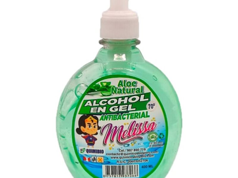 Alcohol en gel 70° Aloe Perú