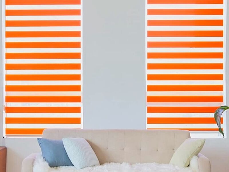Persiana sheer elegance naranja Lima 