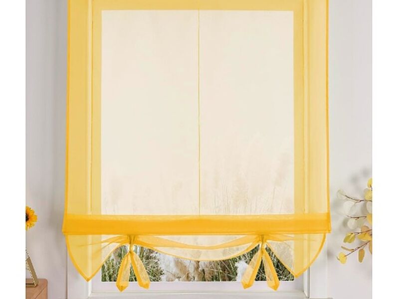 Cortina tradicional amarillo Lima 