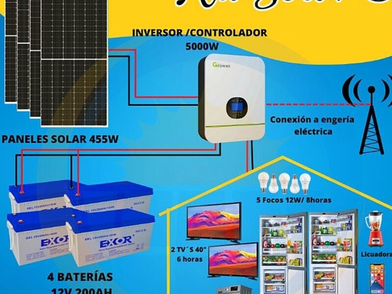 Kit solar 8 Peru