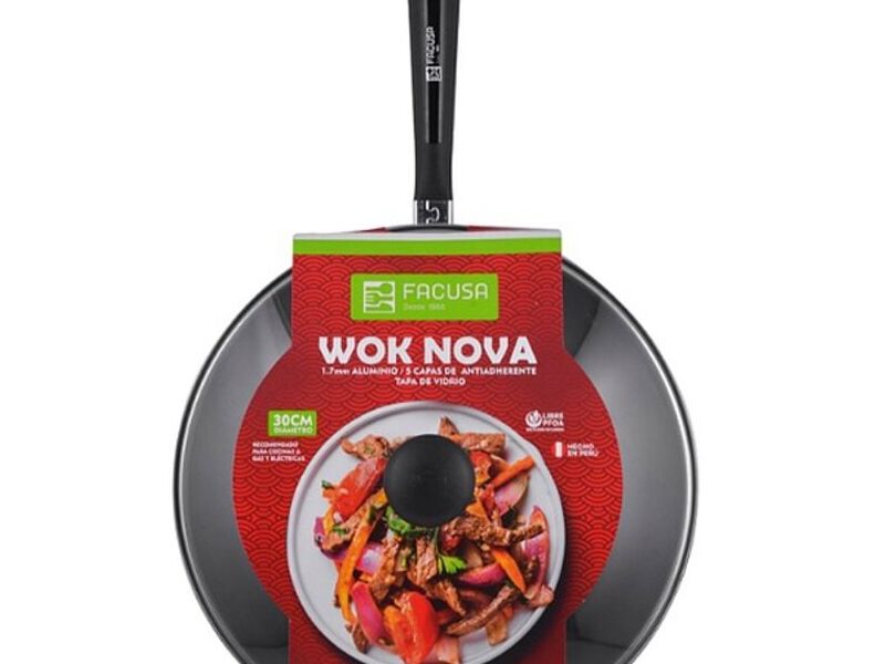 SARTEN NOVA WOK 30 CM T/V