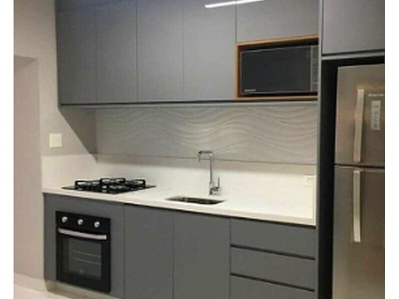 Mueble de cocina gris Perú