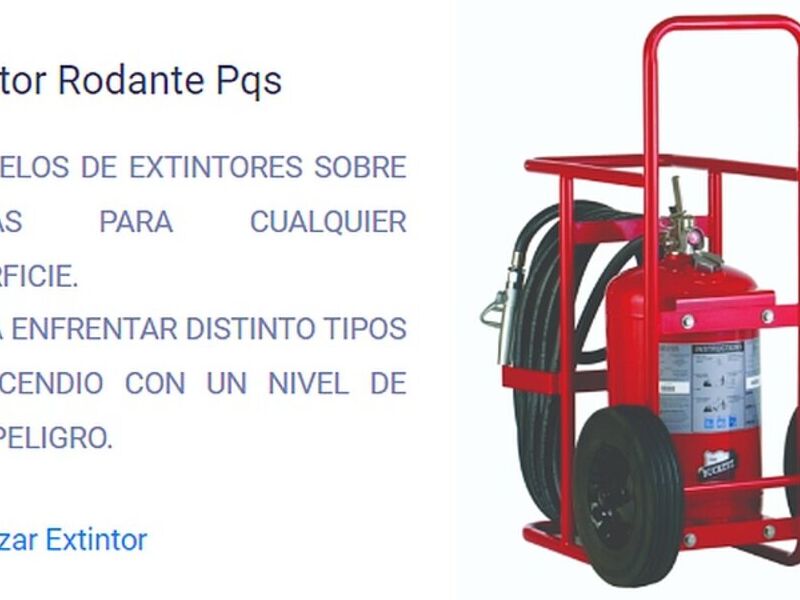 Extintor Rodante PQS Perú