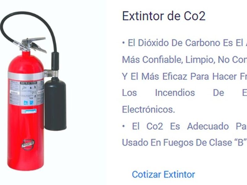 Extintor Co2 Perú