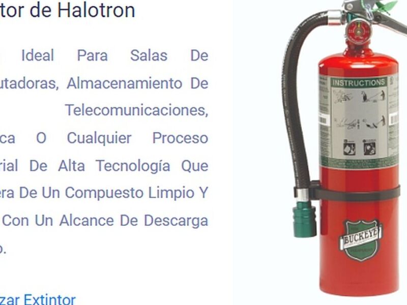Extintor Halotron Perú