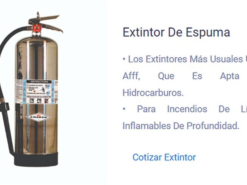 Extintor Espuma Perú