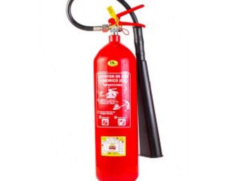 Extintor CO₂ 10lb Tipo BC Perú