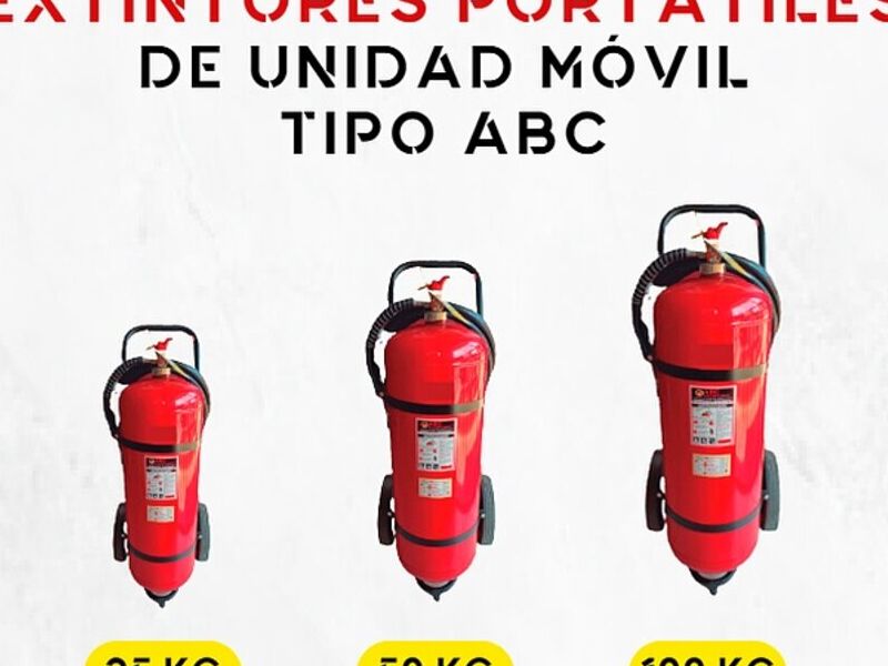 Extintores UNIDAD MÓVIL TIPO ABC Perú