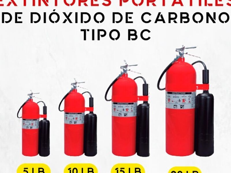 Extintores DIÓXIDO DE CARBONO TIPO BC Perú