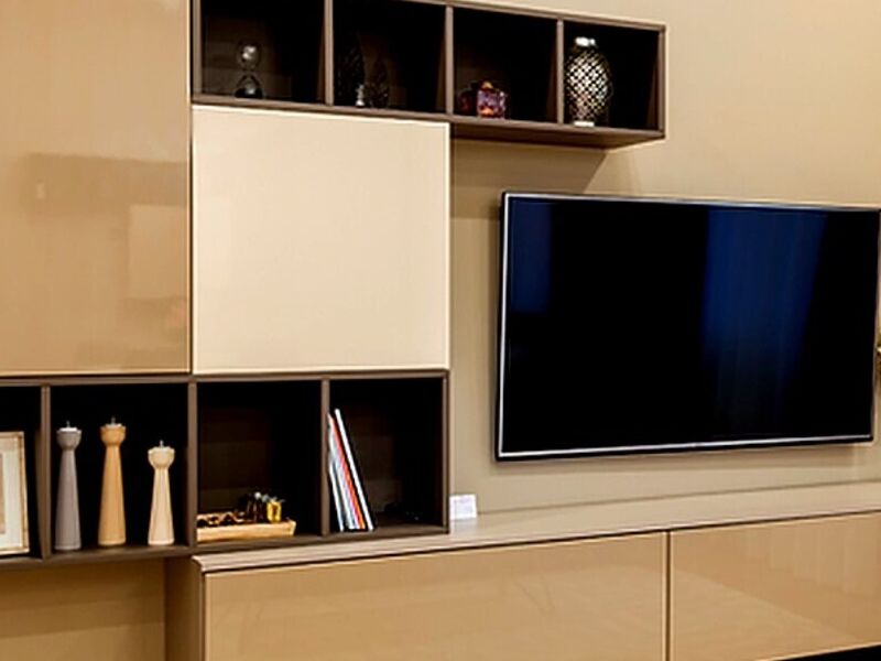 Mueble TV Melamina blanco mate Peru