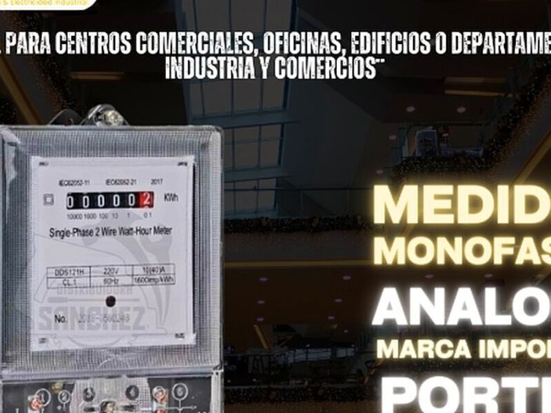 Medidor Monofásico Perú 