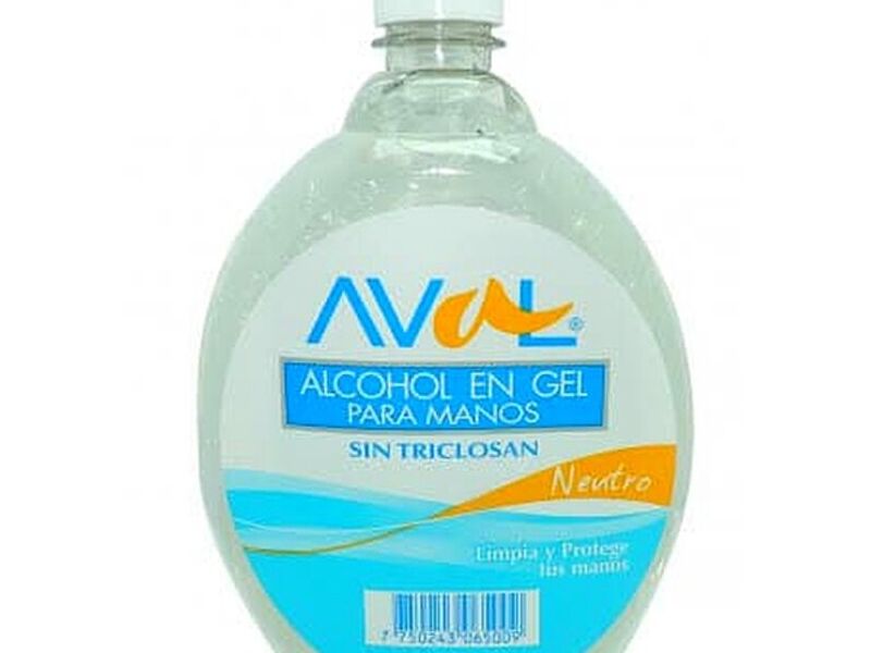 AVAL alcohol en gel 980 ML PERU