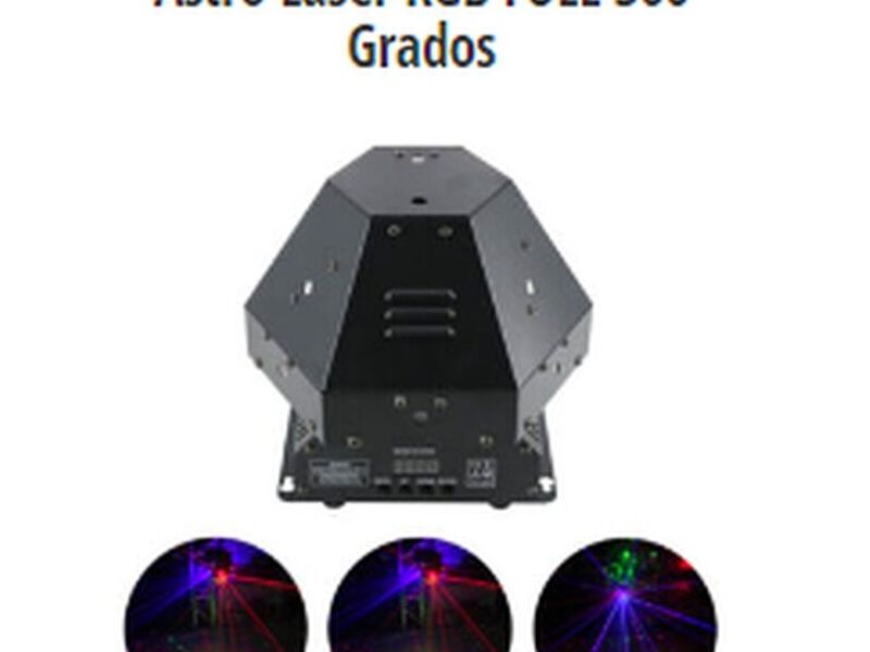 Astro Laser RGB FULL 360 Grados Perú