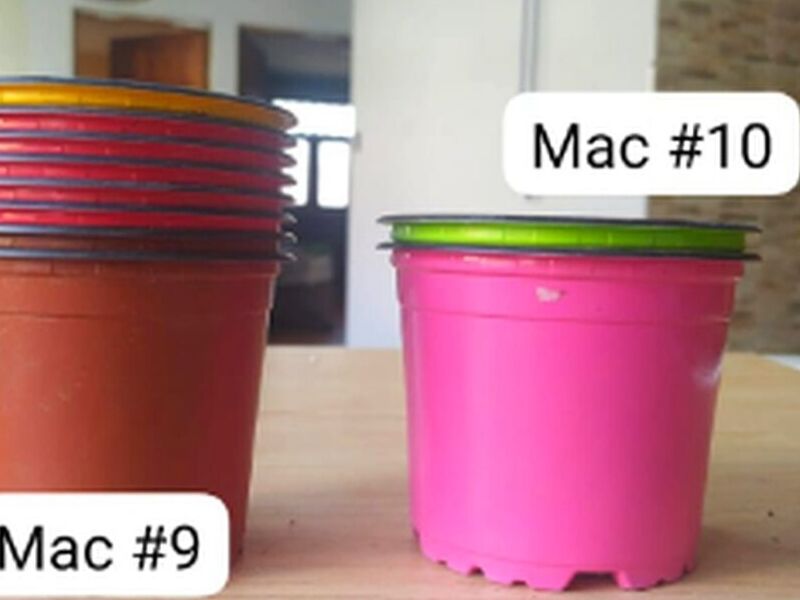 Maceta plástica colores Perú