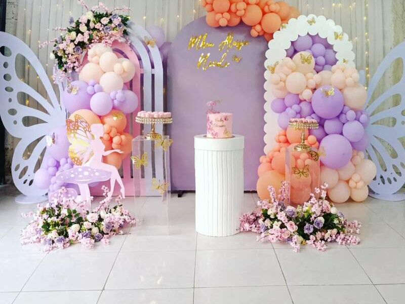 Decoración Baby Shower Mariposa Perú