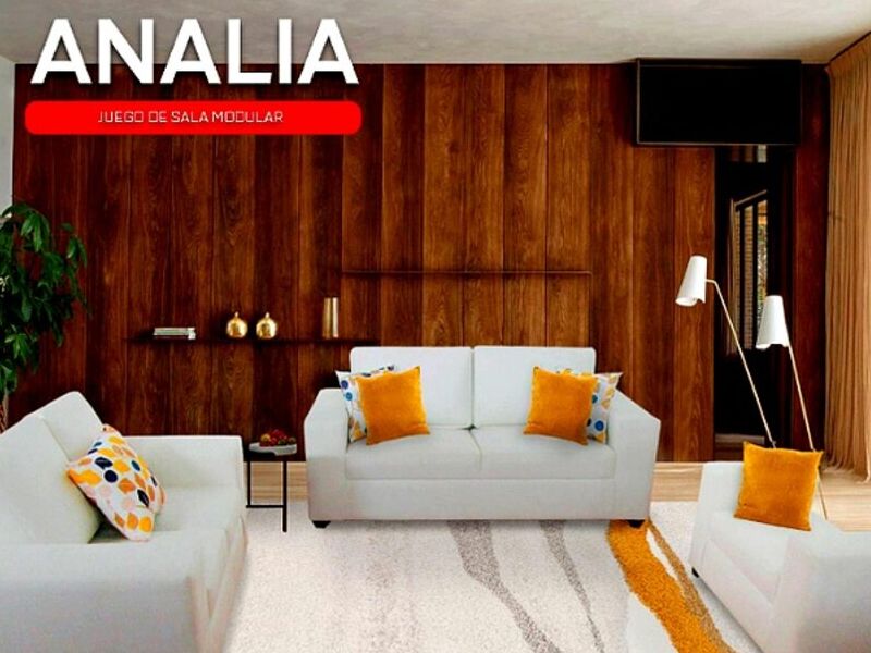Sofa clasica blanca "Analia" Peru