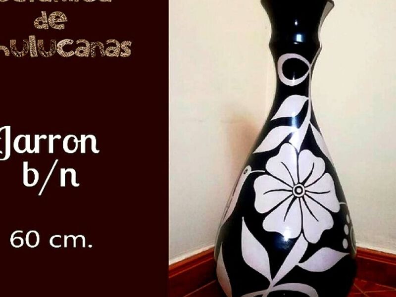 Jarron vermica B/N 60cm Peru
