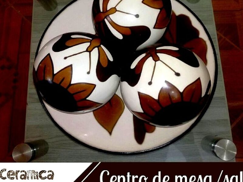 Adorno centro mesa esferas Peru