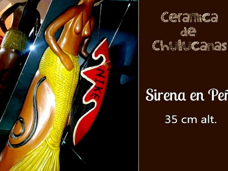 Adorno Sirena surf peña Peru
