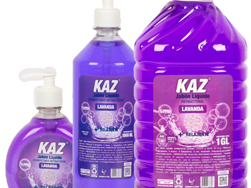 Jabón Liquido Antibacterial morado Perú 