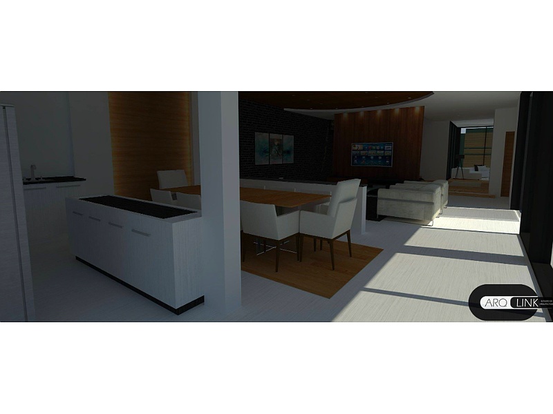 Diseño de sala moderna  Perú