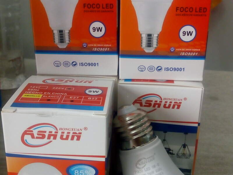 Foco led 9w Perú 