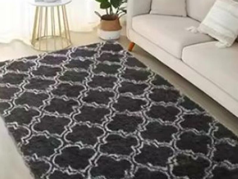 Alfombra Black Grid Cusco