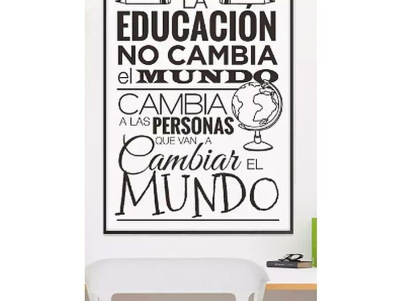 Vinilo decorativo frase motivadora Perú 