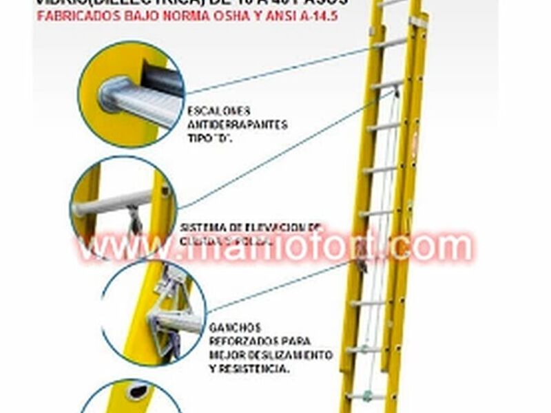 Escalera Fibra de Vidrio Perú
