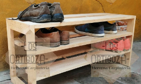 Zapatera de Madera