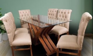 Comedor moderno acolchonado
