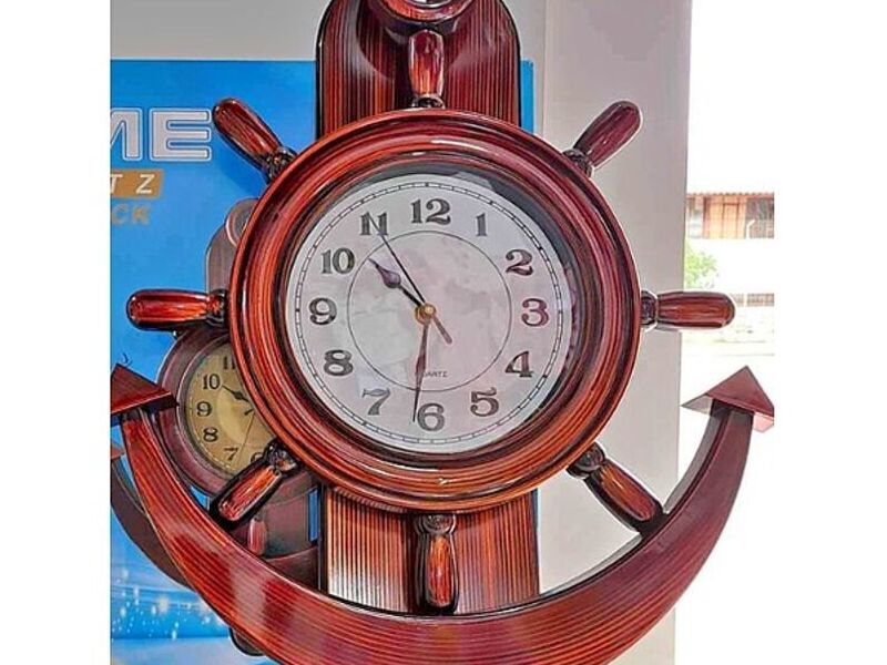 Reloj decorativo de ancla Perú 