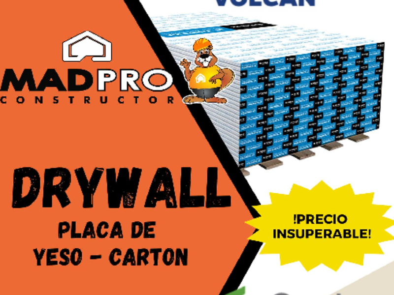 Planchas de Drywall Perú