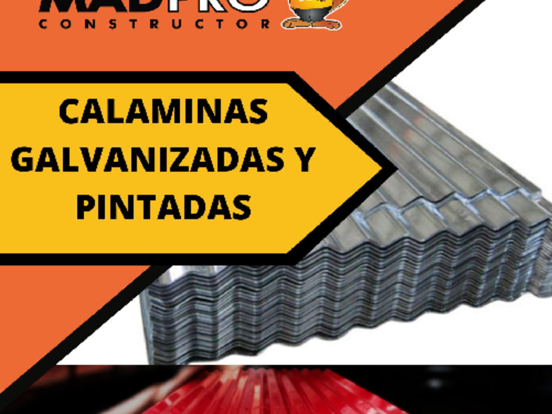 Calaminas galvanizadas y pintadas Perú