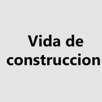 Vida de construccion