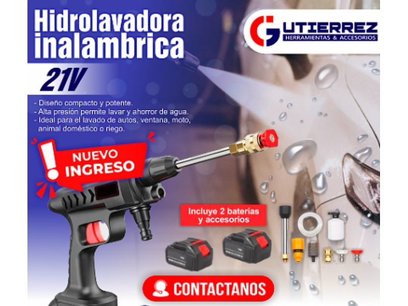 Hidrolavadora Inalámbrica Perú