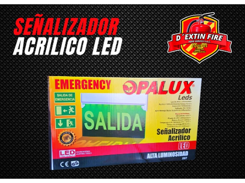 Señalizador Acrílico Led Perú