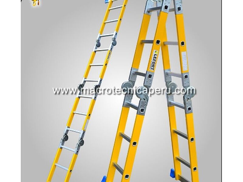 Escalera De Fibra Convertible Peru