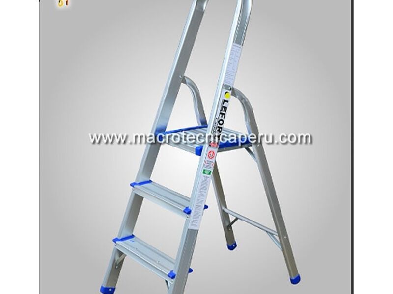 Escalera De Aluminio Lefort 2 Pasos Peru